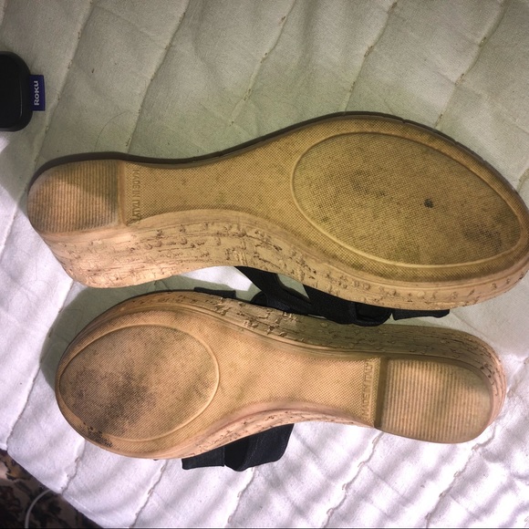 Italian Shoemaker sz 8 2in wedge cork platform - Picture 3 of 5